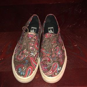 👞AUTHENTIC VANS “Paisley” | SIZE 10👞